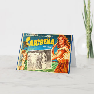 Tarjeta de felicitación mexicana del cartel de