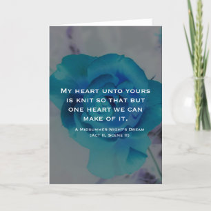 Tarjeta de felicitación Mi corazón está unido al t