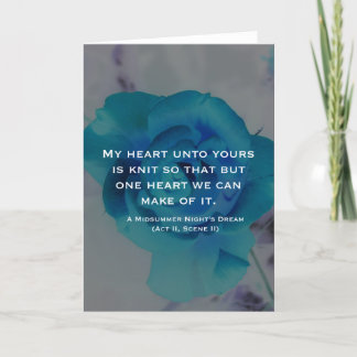 Tarjeta de felicitación Mi corazón está unido al t