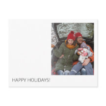 Tarjeta de felicitación mínima de Personalizado mo