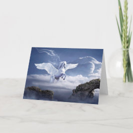 Tarjeta de felicitación mística para caballos Pega