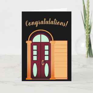 Tarjeta de felicitación moderna de congratulacione