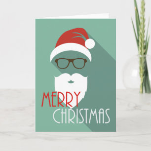 Tarjeta de felicitación moderna de las Felices