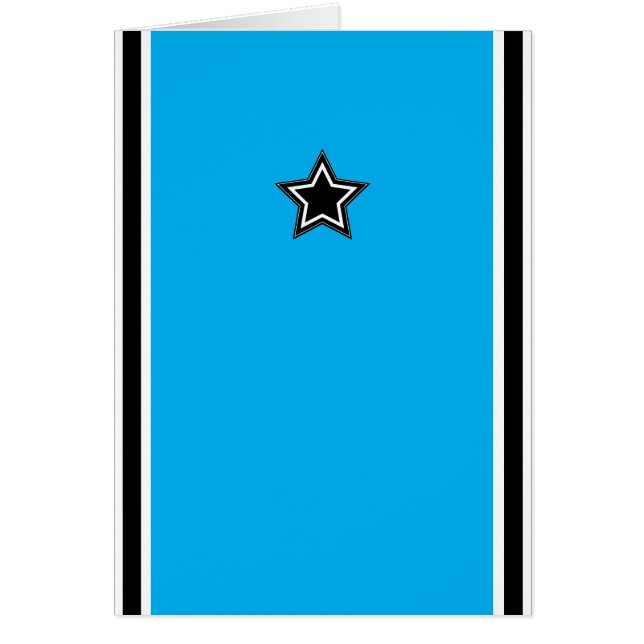 Tarjeta de felicitación moderna Star & Stripes - A (Frente)