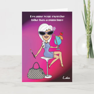 Tarjeta de felicitación modificada para requisitos