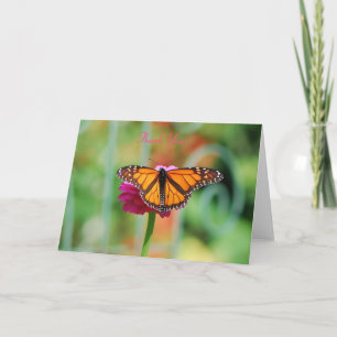 Tarjeta de felicitación Monarch Butterfly