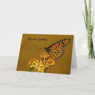 Tarjeta de felicitación Monarch Butterfly