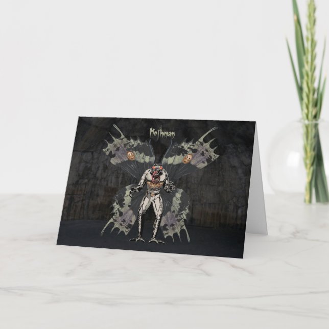 Tarjeta de felicitación Mothman (Anverso)