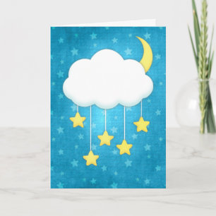 Tarjeta de felicitación móvil en la nube