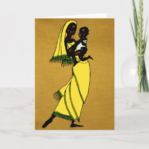 Tarjeta de Felicitación Mujeres de África