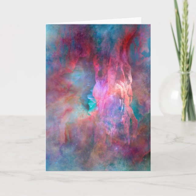 Tarjeta de felicitación mundial de fantasía "Creac (Anverso)