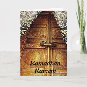 Tarjeta de felicitación musulmana islámica Ramadha