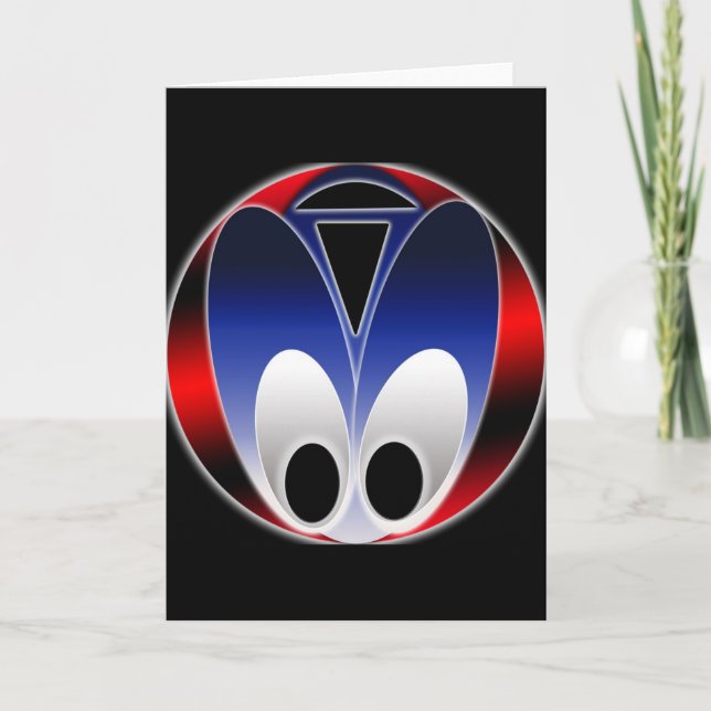 Tarjeta de felicitación Mystic Alien (Anverso)