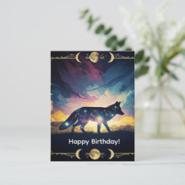 Tarjeta de felicitación Mystical Fox