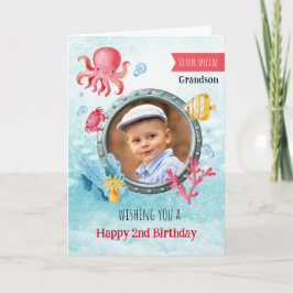 Tarjeta de felicitación Náutica por cumpleaños de 