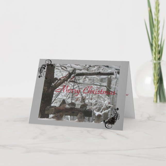 Tarjeta de felicitación - navidad - (Anverso)