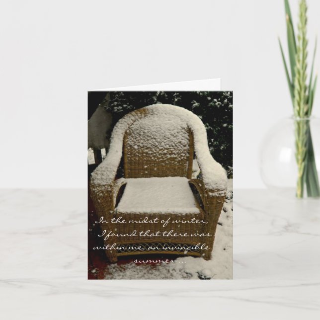 Tarjeta de felicitación - navidad - (Anverso)