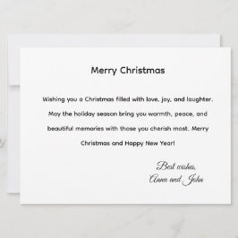 Tarjeta de Felicitación Navideña con Árbol Festivo