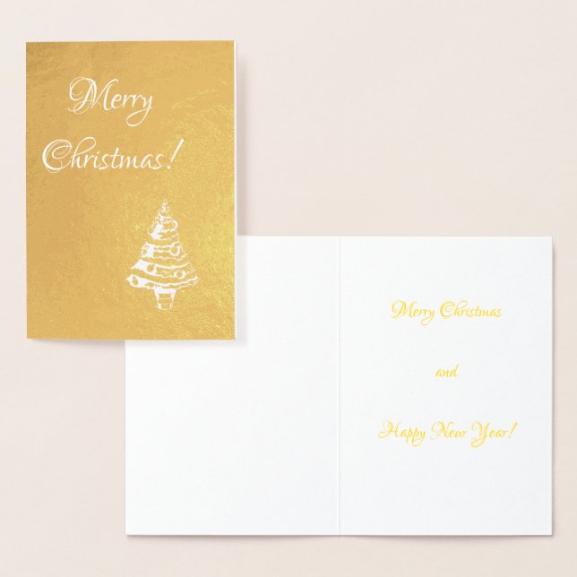 Tarjeta de felicitación navideña de Feliz (Demostración)