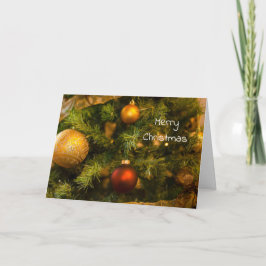 Tarjeta de felicitación navideña de Feliz