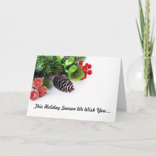 Tarjeta de Felicitación Navideña Mala