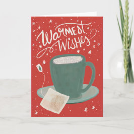 Tarjeta de felicitación navideña más cálida