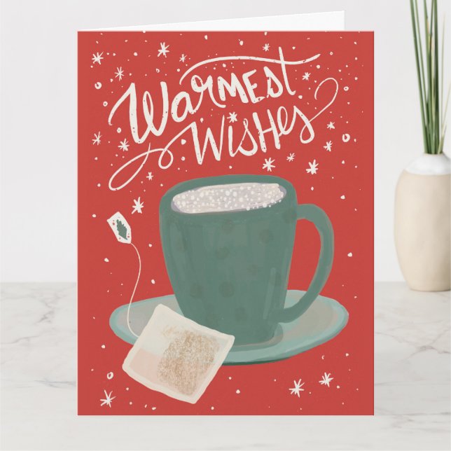 Tarjeta de felicitación navideña más cálida (Anverso)