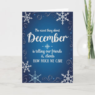 Tarjeta de Felicitación Navideña para Amigos y Cli