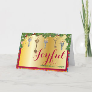 Tarjeta de Felicitación Navideña para Corredor de 