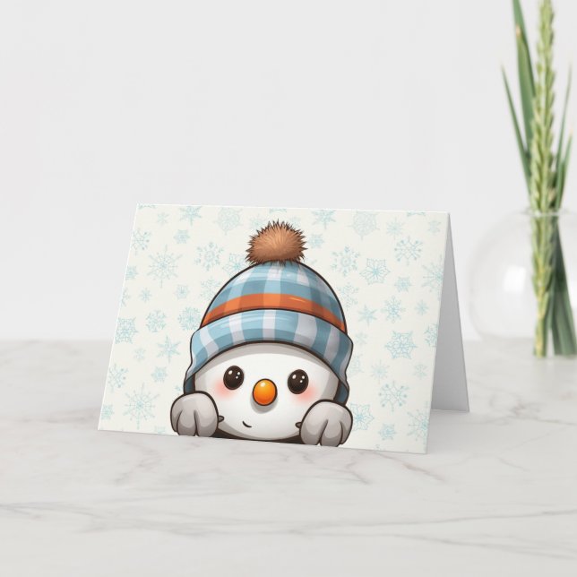 Tarjeta de Felicitación Navideña Personalizada (Anverso)