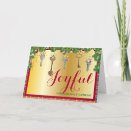Tarjeta de Felicitación Navideña Personalizada par
