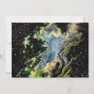 Tarjeta de felicitación Nebula Painting