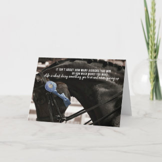 TARJETA de FELICITACIÓN NEGRA Y AZUL 5x7