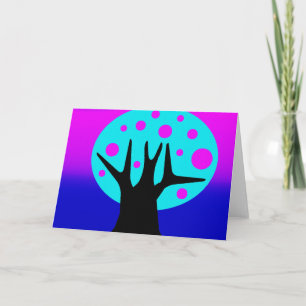 Tarjeta de felicitación Neon Tree