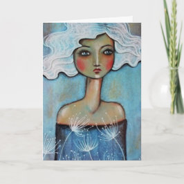 Tarjeta de Felicitación - Niña Caprichosa en Posad