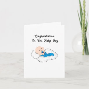 Tarjeta de felicitación Niño recién nacido