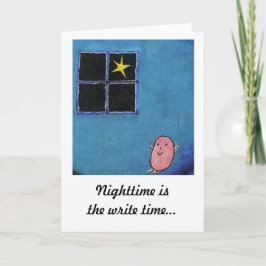 Tarjeta de felicitación nocturna