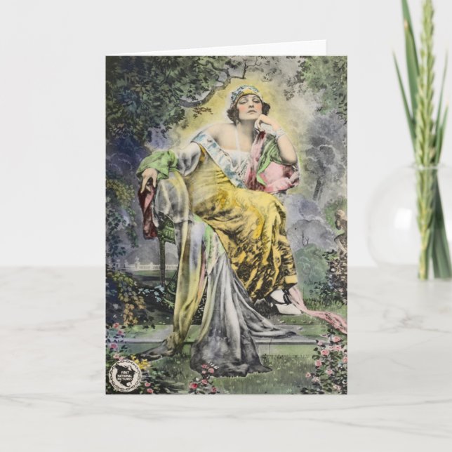 Tarjeta de felicitación "Norma Talmadge" (Anverso)