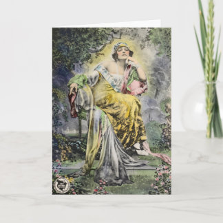 Tarjeta de felicitación "Norma Talmadge"