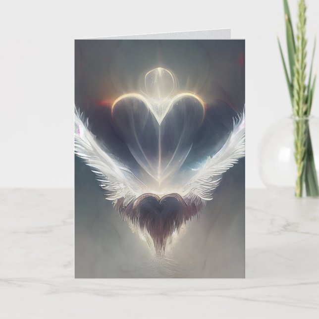 Tarjeta de felicitación/nota de Angel Heart (Anverso)