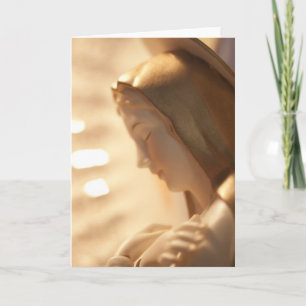 Tarjeta de felicitación/nota de Santa María