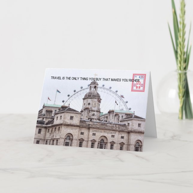 Tarjeta de felicitación nueva y antigua de LONDRES (Anverso)