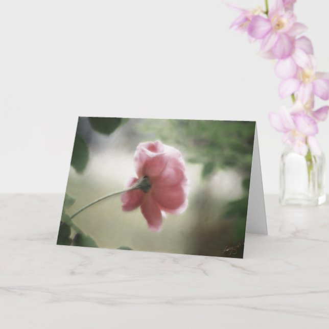 Tarjeta de felicitación o nota para todas las ocas (Orquídea)