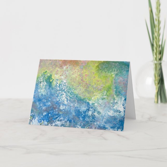 Tarjeta de felicitación Octavia de Iris Grace Pain (Anverso)