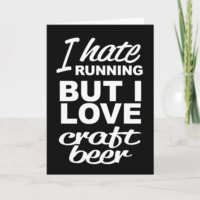 Tarjeta de Felicitación Odio Correr Pero Amo la Ce (Subido por el creador)