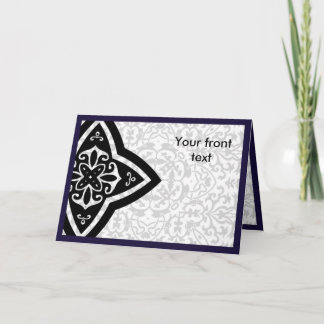 Tarjeta de felicitación oriental árabe