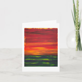 Tarjeta de felicitación original del arte