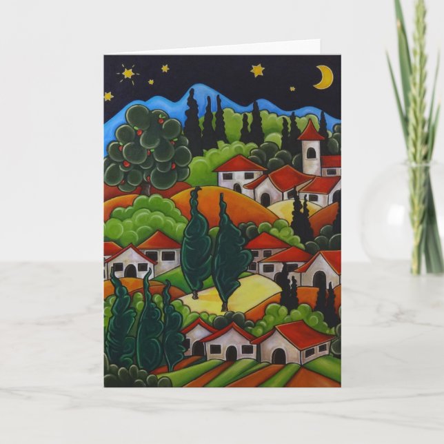 Tarjeta de felicitación Orvieto (Anverso)