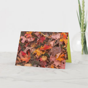 Tarjeta de felicitación/otoño
