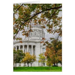 Tarjeta de felicitación Otoño de MO Capitol